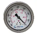 "OCTA" Pressure Gauge GBK-63 Brass Back