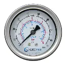 "OCTA" Pressure Gauge GBK-63 Brass Back