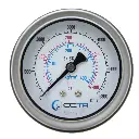 "OCTA" Pressure Gauge GBK-63 Brass Back