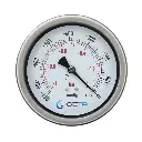 "OCTA" Pressure Gauge GBK-100 Brass Back