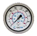 "OCTA" Pressure Gauge GBK-100 Brass Back