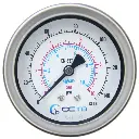 "OCTA" Pressure Gauge GSK-63 Brass Back