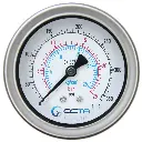 "OCTA" Pressure Gauge GSK-63 Brass Back