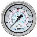 "OCTA" Pressure Gauge GSK-63 Brass Back