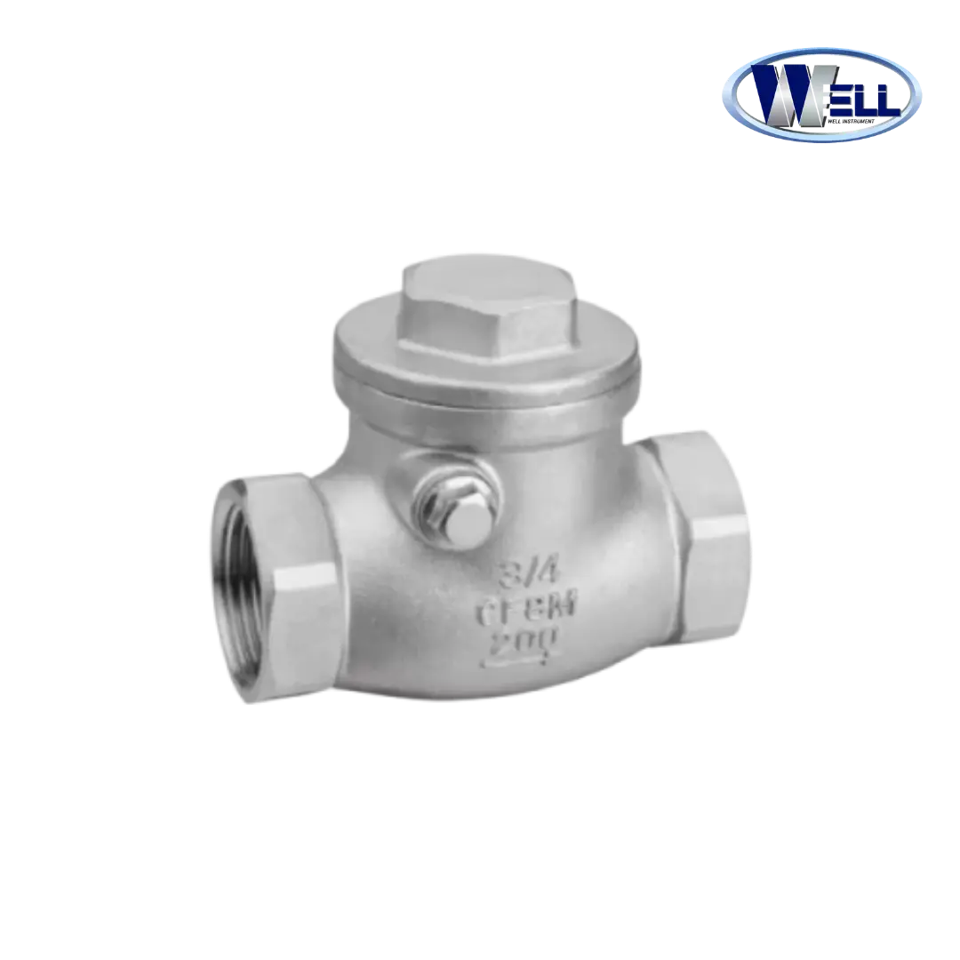"WELL" SCV Swing Check Valve Stainless 316